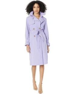 Sam Edelman Airy Lightweight Double-Breasted Trench | Coats & Outerwear