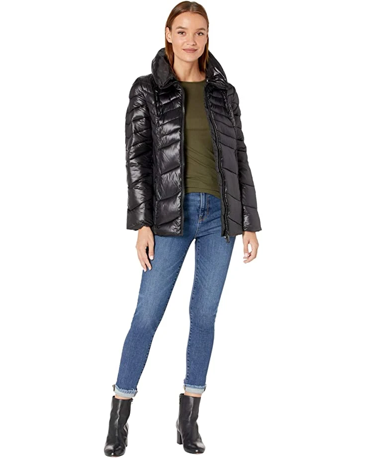 Sam Edelman Stand Collar Short Soft Polyfill | Coats & Outerwear 4 Sam Edelman Stand Collar Short Soft Polyfill | Coats & Outerwear - Image 4