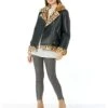 Sam Edelman Leopard Trim Bomber | Coats & Outerwear -SAM EDELMAN Shop 71W9Svz5nTL. AC SR736920