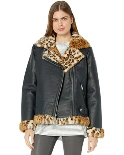 Sam Edelman Leopard Trim Bomber | Coats & Outerwear