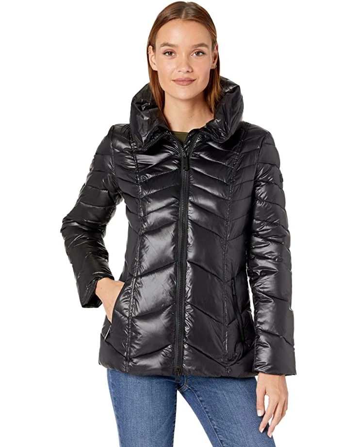 Sam Edelman Stand Collar Short Soft Polyfill | Coats & Outerwear 1 Sam Edelman Stand Collar Short Soft Polyfill | Coats & Outerwear