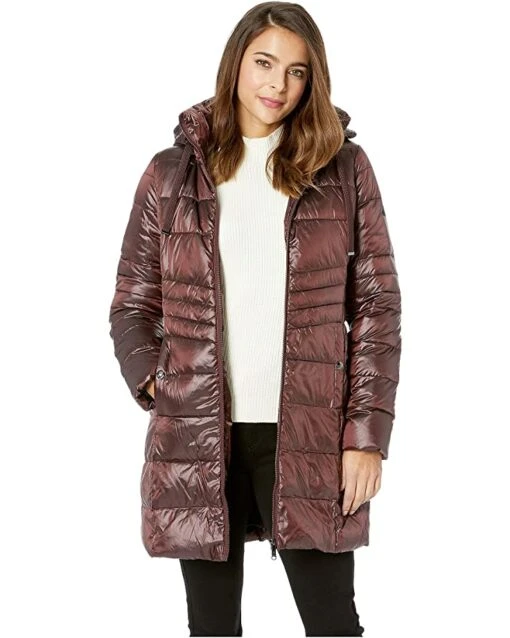 Sam Edelman Ruched Stand Collar 3/4 Soft Down Jacket | Coats & Outerwear 6 Sam Edelman Ruched Stand Collar 3/4 Soft Down Jacket | Coats & Outerwear -SAM EDELMAN Shop 81OKphsLGL. AC SR736920