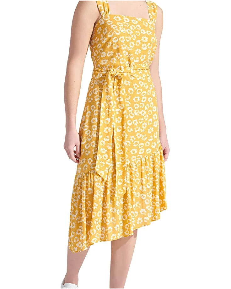 Sam Edelman Textured Animal Ruffle Asymmetrical Hem | Dresses 4 Sam Edelman Textured Animal Ruffle Asymmetrical Hem | Dresses - Image 4