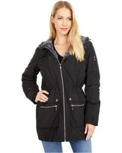 Sam Edelman Hooded Faux Fur Anorak | Coats & Outerwear