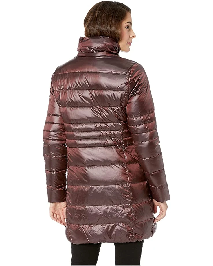 Sam Edelman Ruched Stand Collar 3/4 Soft Down Jacket | Coats & Outerwear 6 Sam Edelman Ruched Stand Collar 3/4 Soft Down Jacket | Coats & Outerwear - Image 6